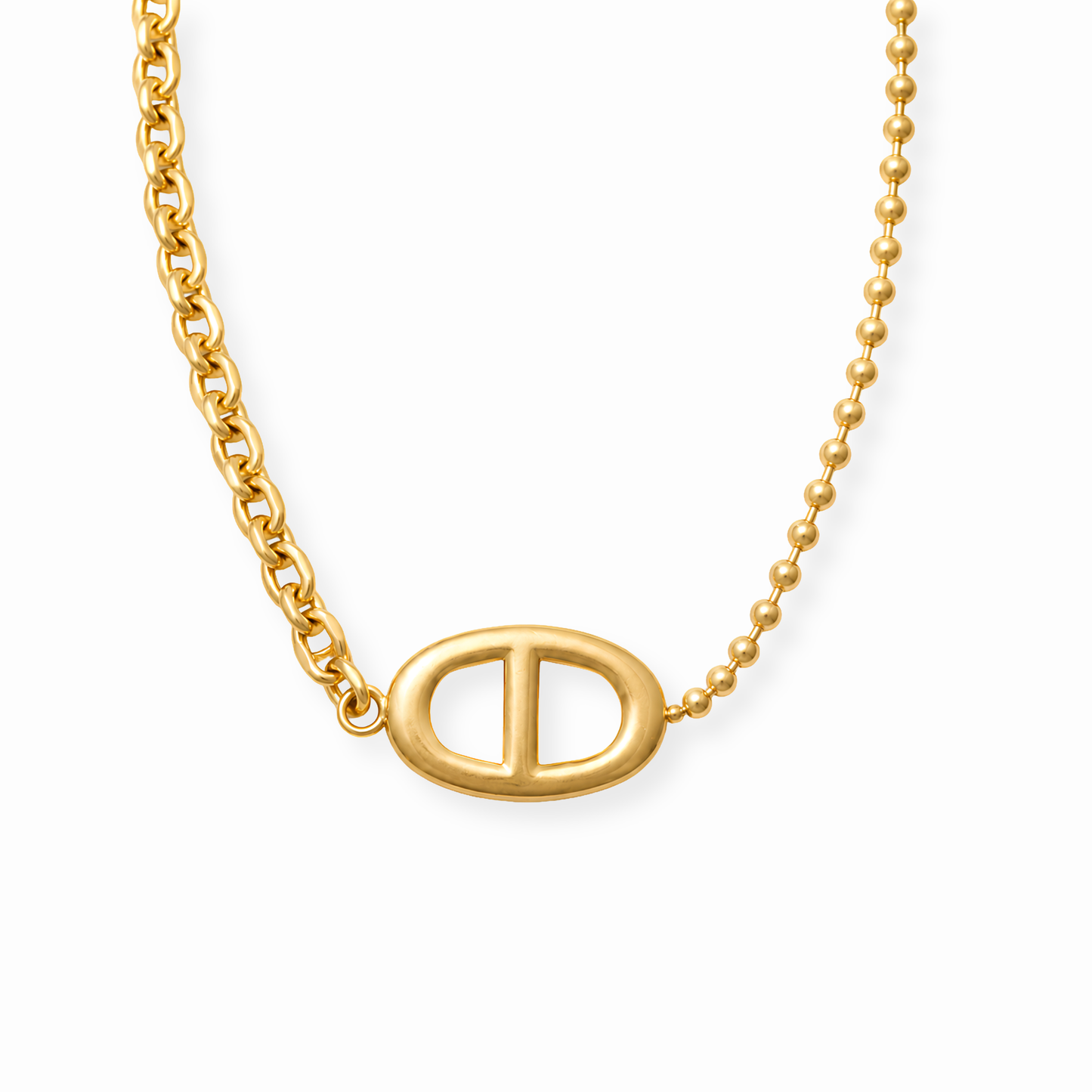 Choker laminado en oro 18KL