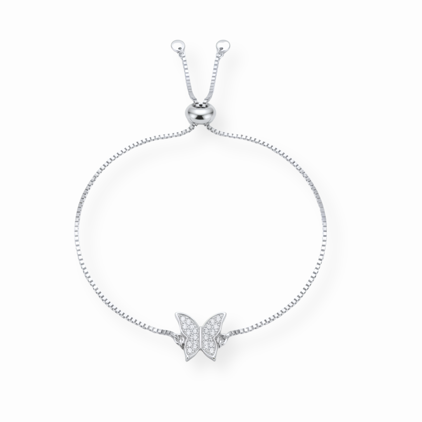 Pulsera Laminada en Oro de 18KL con Swarovski