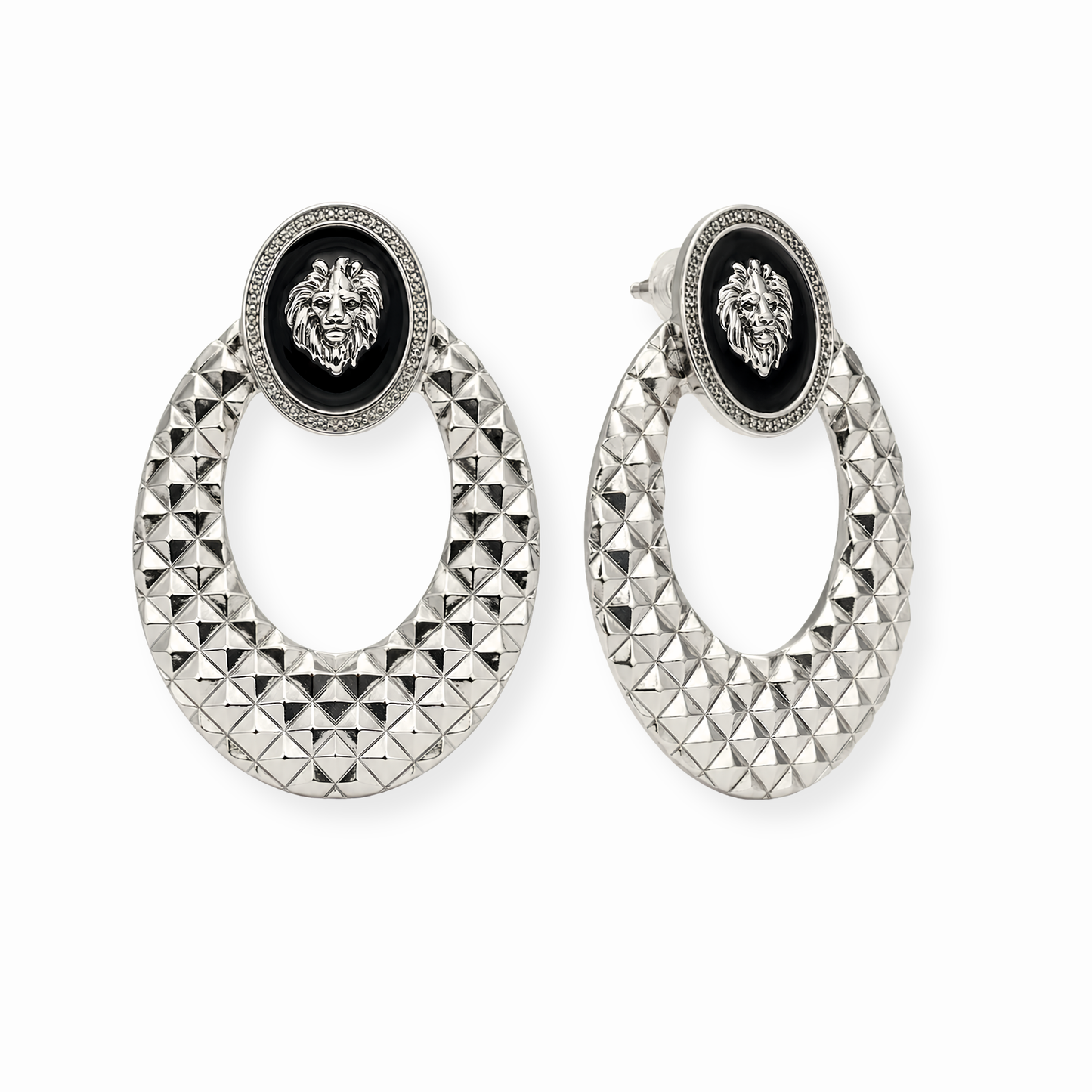 Aretes Grandes Laminadas en Oro 18KL