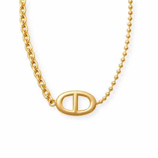 Choker laminado en oro 18KL