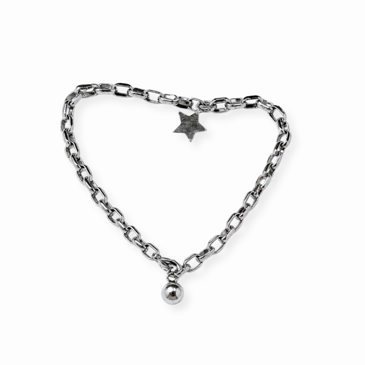 Pulsera en Alpaca y Plata en Diseño de Eslabones
