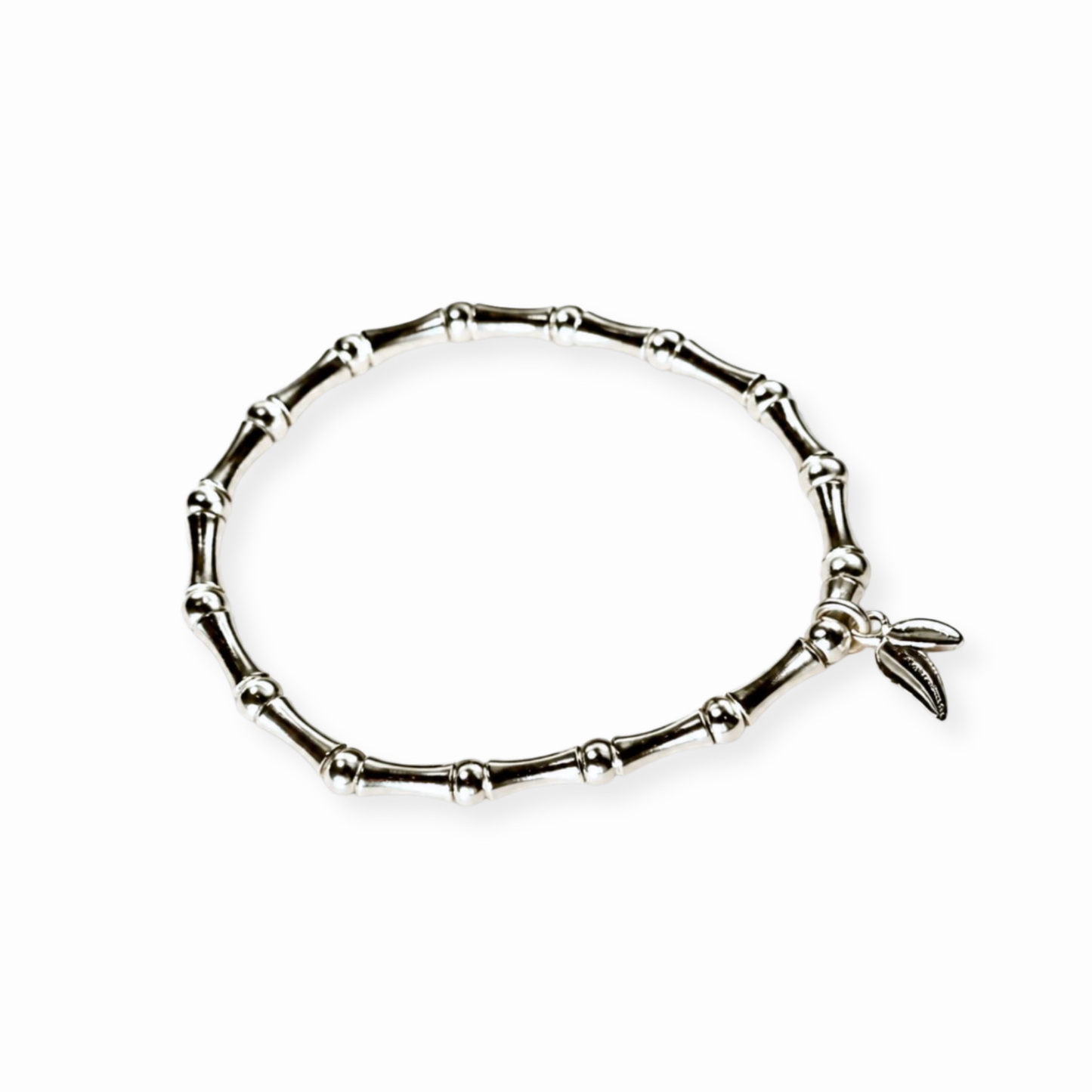 Pulsera Laminada en Oro Blanco de 18KL Mate