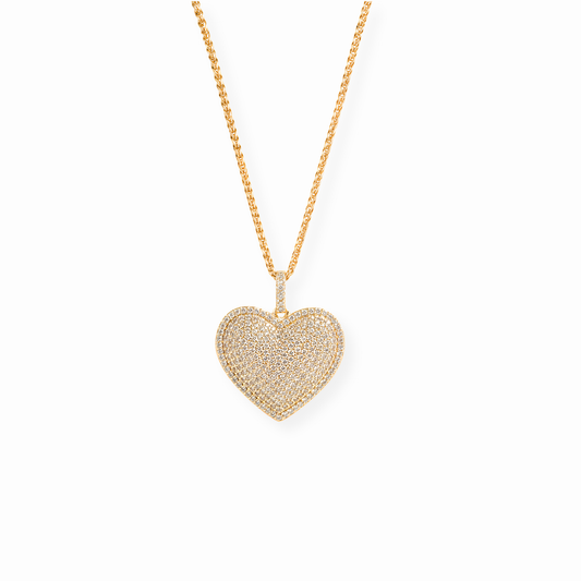 Collar Laminado en Oro de 18KL con Swarovski