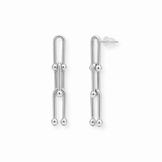 Aretes Laminados en Oro de 18KL