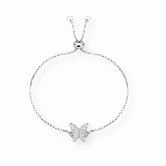 Pulsera Laminada en Oro de 18KL con Swarovski