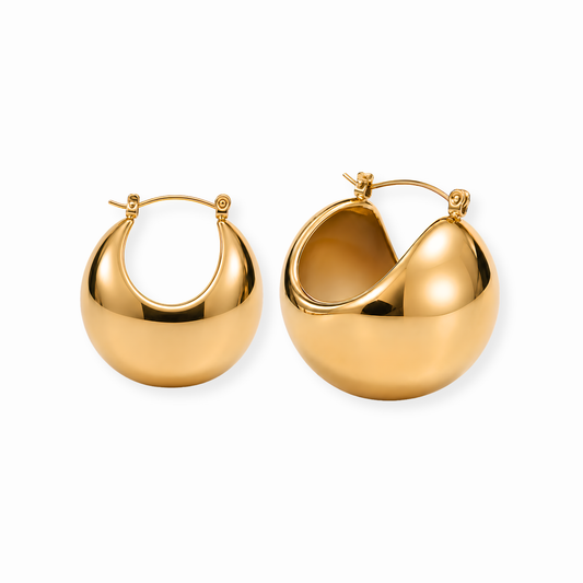 Argollas Laminadas en Oro de 18KL