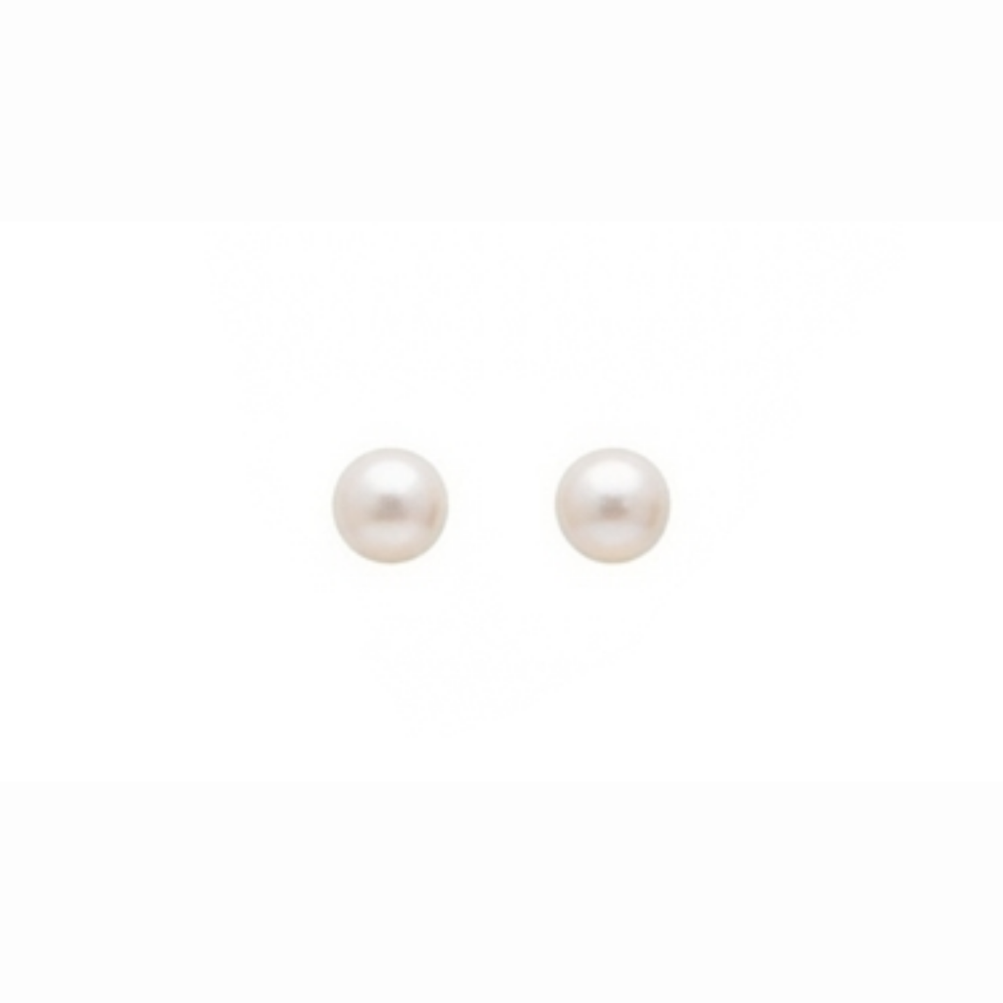 Aretes Laminados en Oro de 18KL con Perlas Cultivadas Españolas de 6mm
