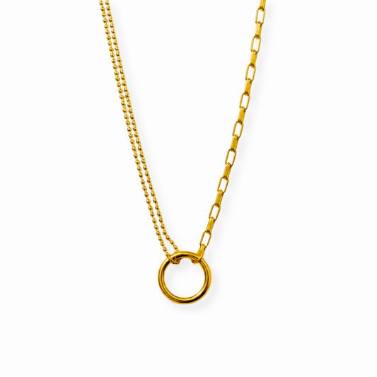 Collar Laminado en Oro de 18KL