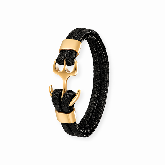 Pulsera en Acero Inoxidable con Material Sintético Impermeable
