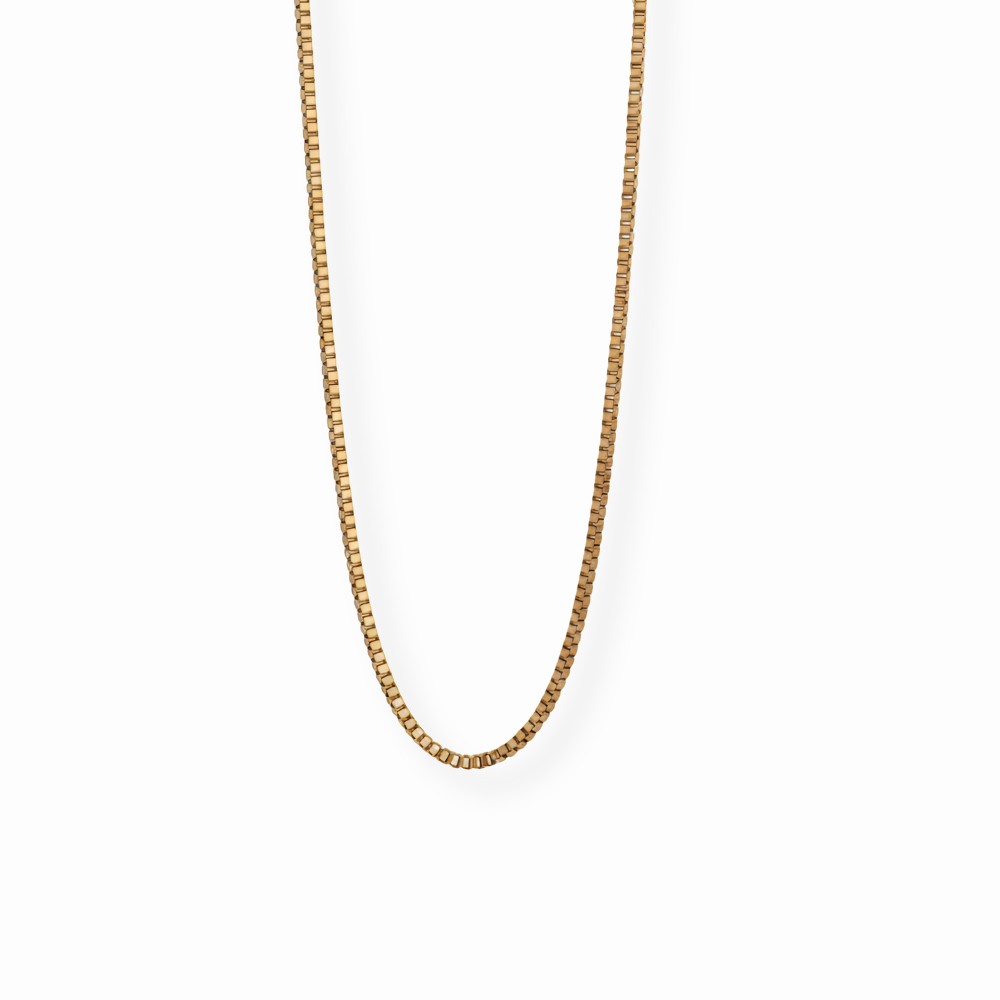Cadena Masculina Laminada en Oro de 18KL