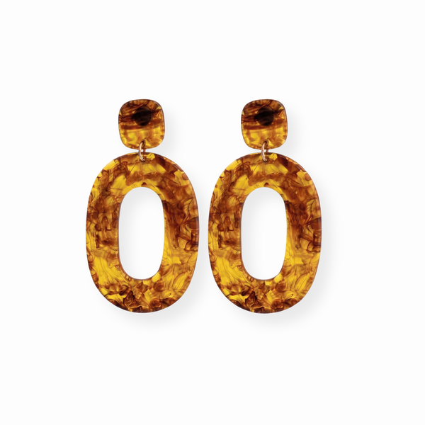 Aretes Grandes en Acrilico