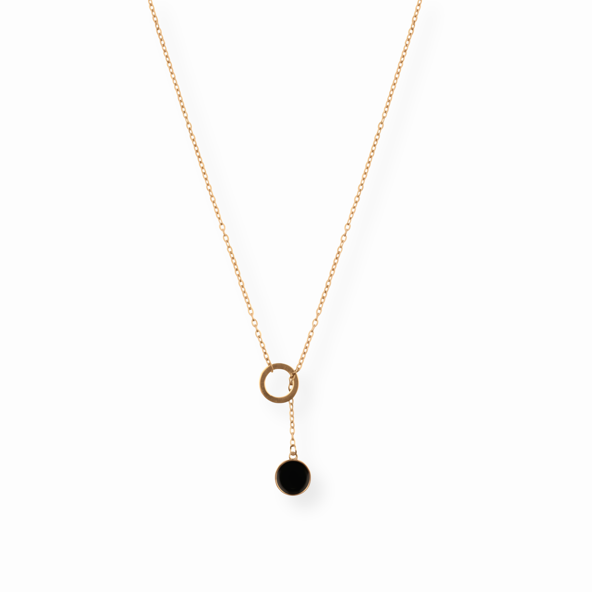 Collar Laminado en Oro de 18KL y Esmaltado