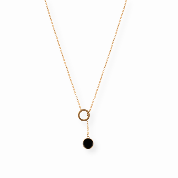 Collar Laminado en Oro de 18KL y Esmaltado