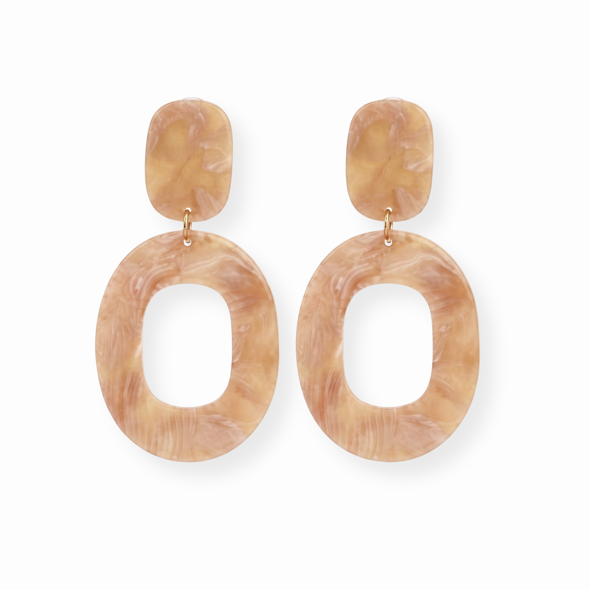 Aretes Grandes en Acrilico